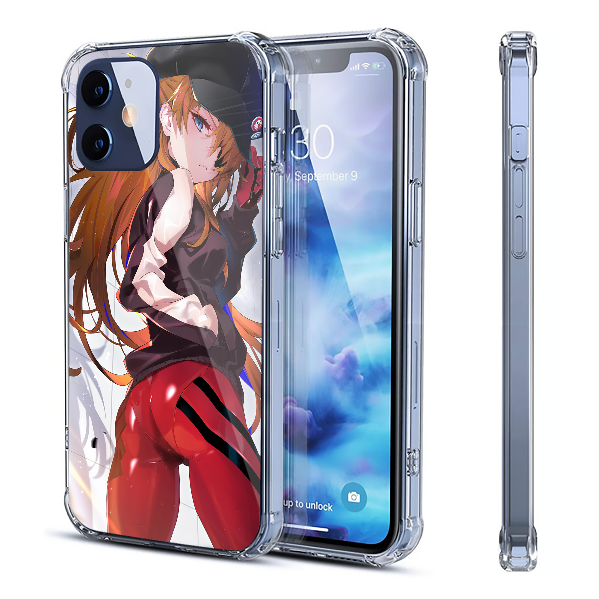 （画像用） EVA 新世紀エヴァンゲリオン 【iPhone 12シリーズ対応】透明スマホケース（クリアソフトケース）